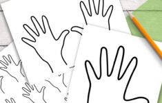 Hand Outlines Templates