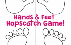Hands Feet Hopscotch Game