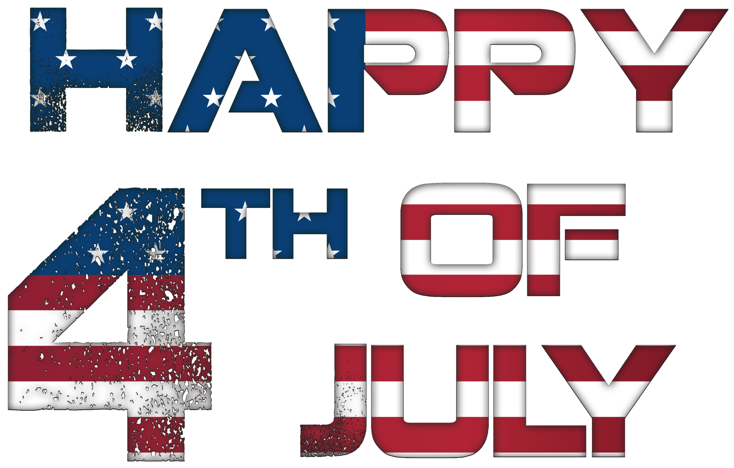 Happy 4th July USA PNG Clip Art Image Happy 4th July USA PNG Clip Art Image