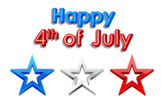Happy 4th Of July PNG Clipart Picture