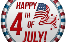 Happy 4th Of July USA Clip Art PNG Image