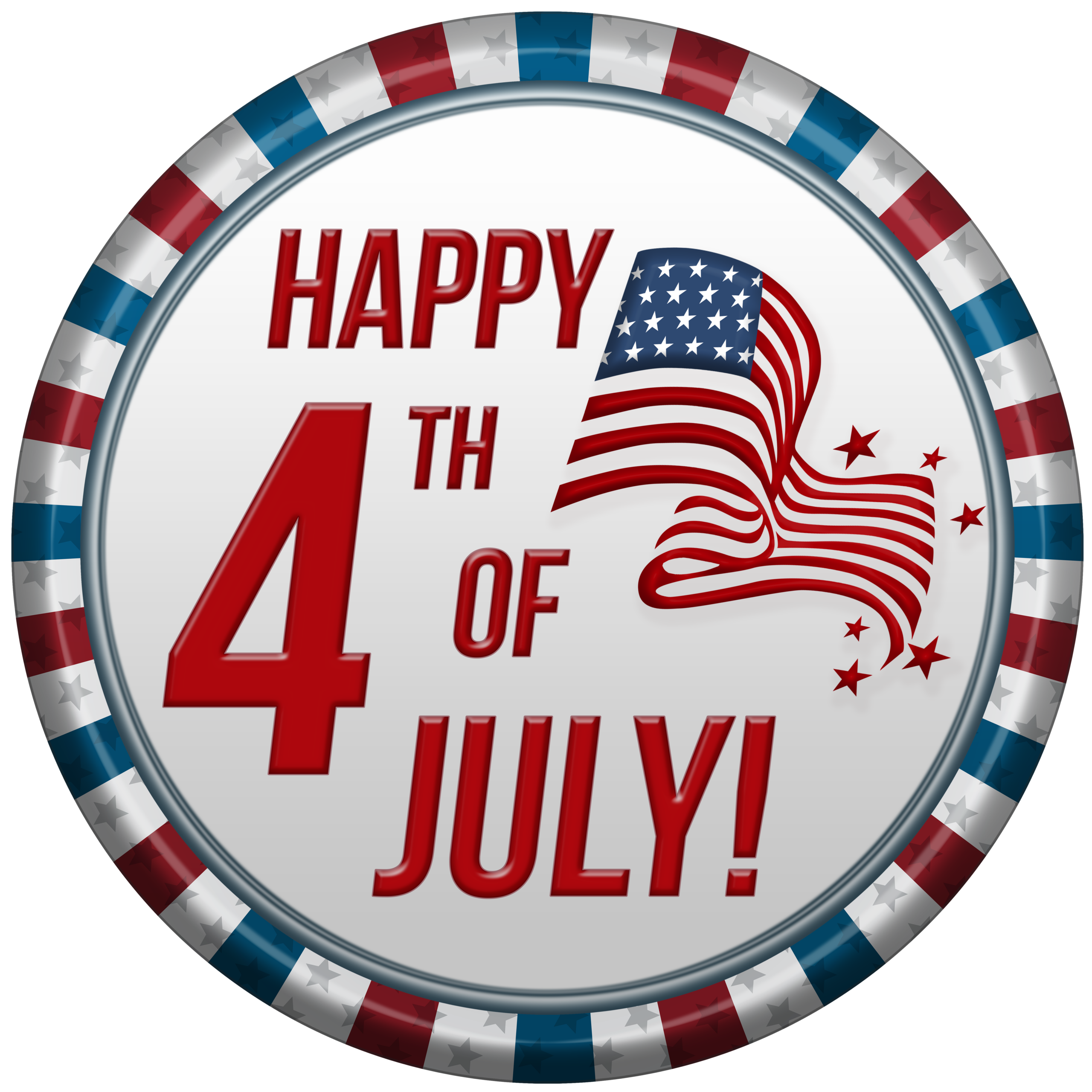 Happy 4th Of July USA Clip Art PNG Image Happy 4th Of July USA Clip Art PNG Image