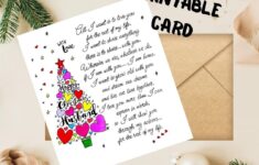 Happy Christmas Husband Printable Card