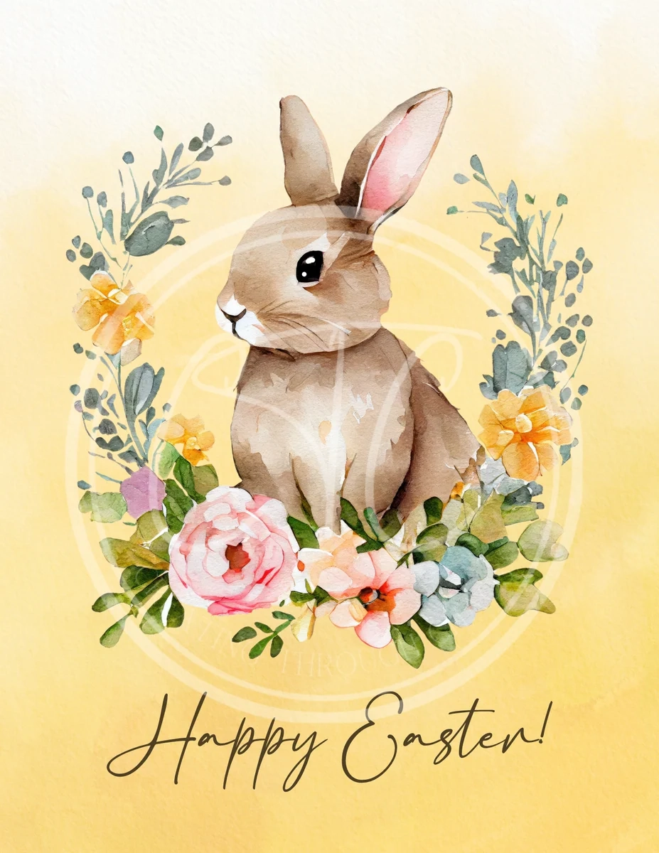 Happy Easter Bunny Printable Happy Easter Bunny Printable