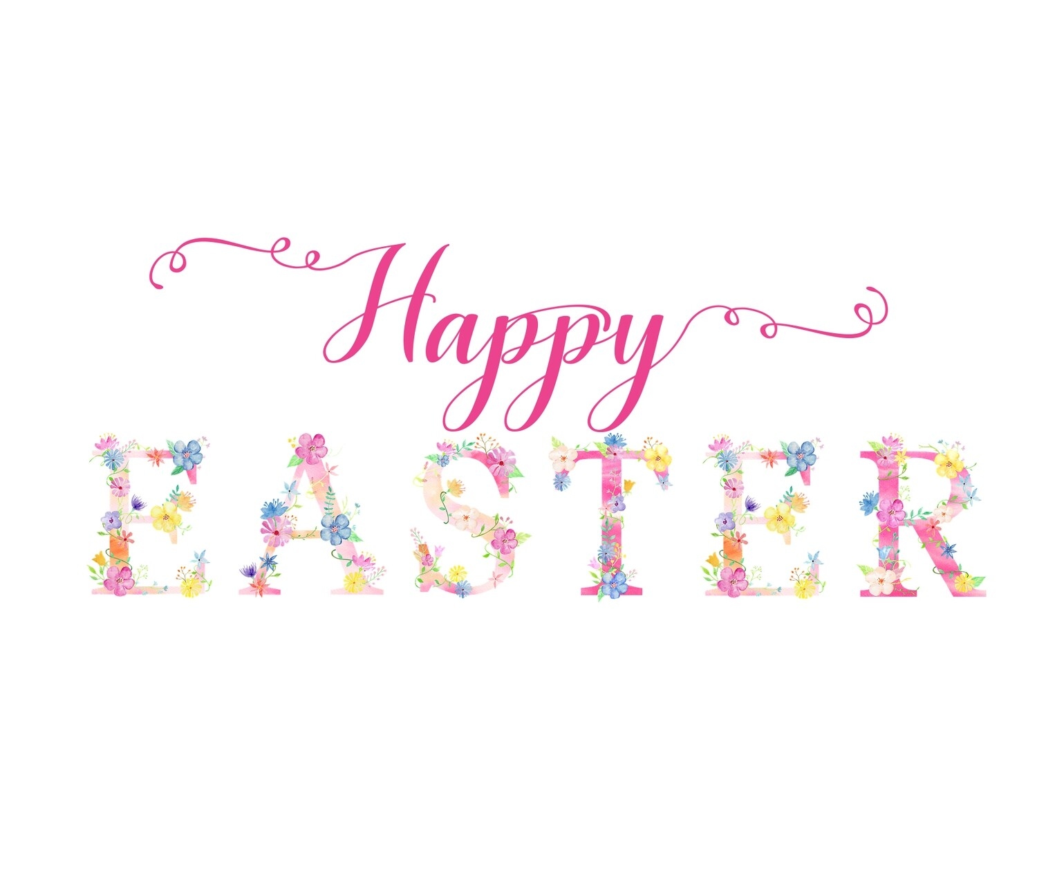 Happy Easter Floral Free Printable P169263816 Happy Easter Floral Free Printable P169263816