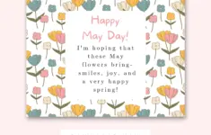 Happy May Day Printable Cards May Day