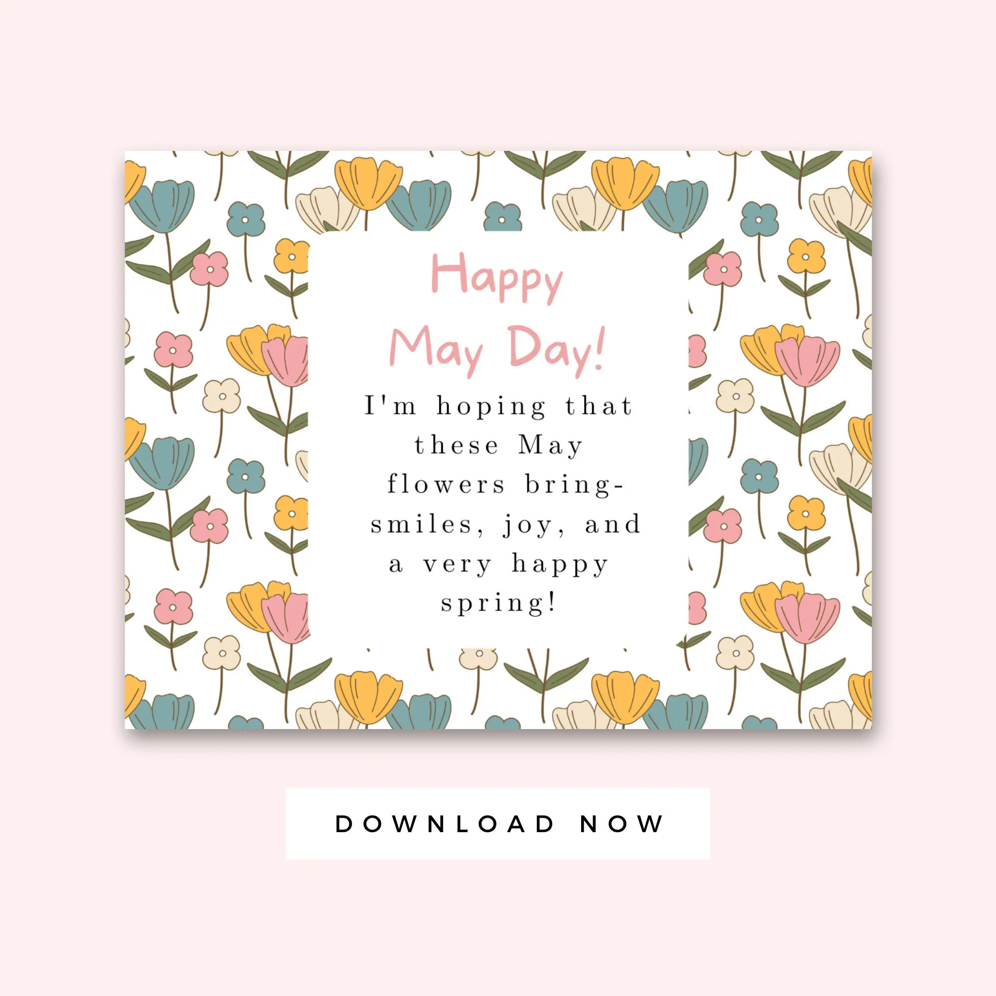 Happy May Day Printable Cards May Day Happy May Day Printable Cards May Day