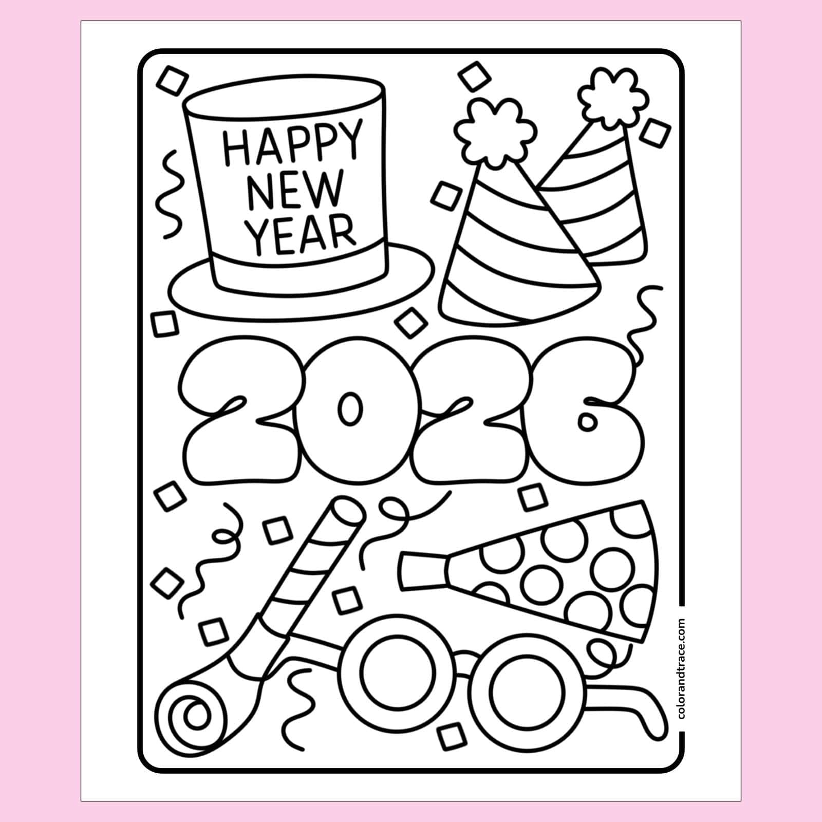 printable happy new year 2026 printable happy new year 2026