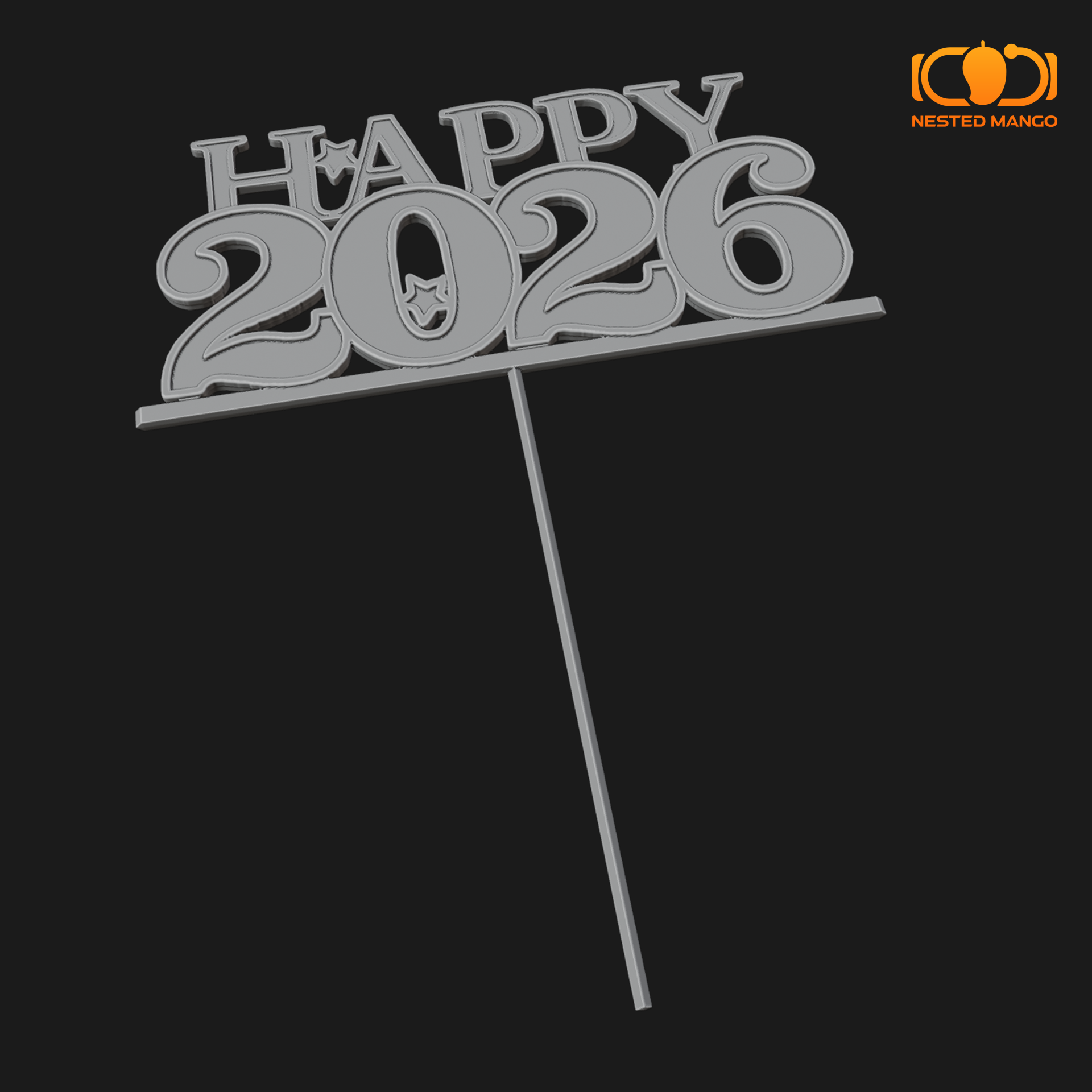 happy new year cake topper printable happy new year cake topper printable