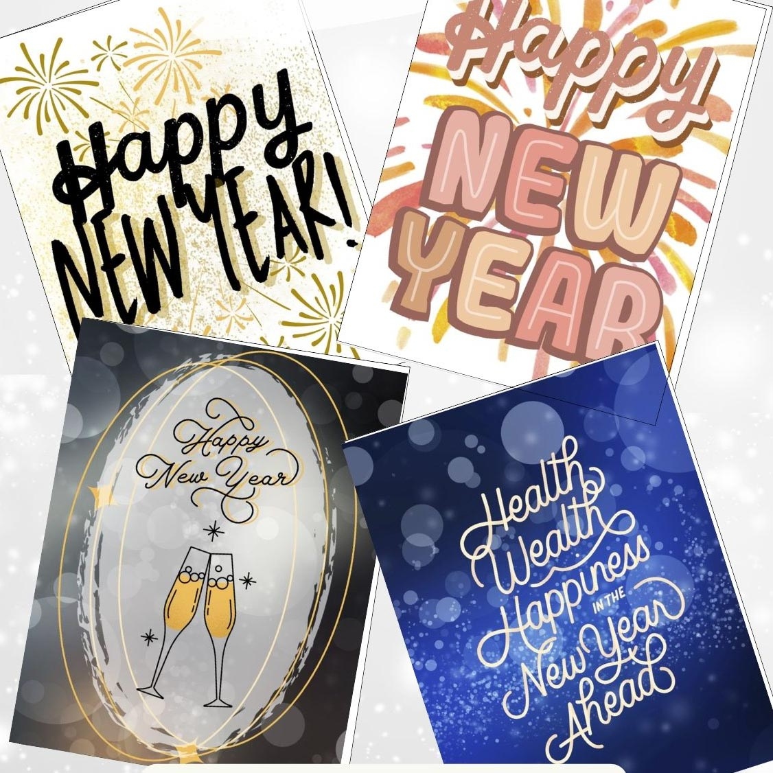 Happy New Year Card Printable Happy New Year Card Printable