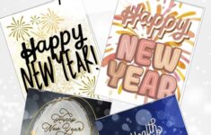 Happy New Year Card Printable