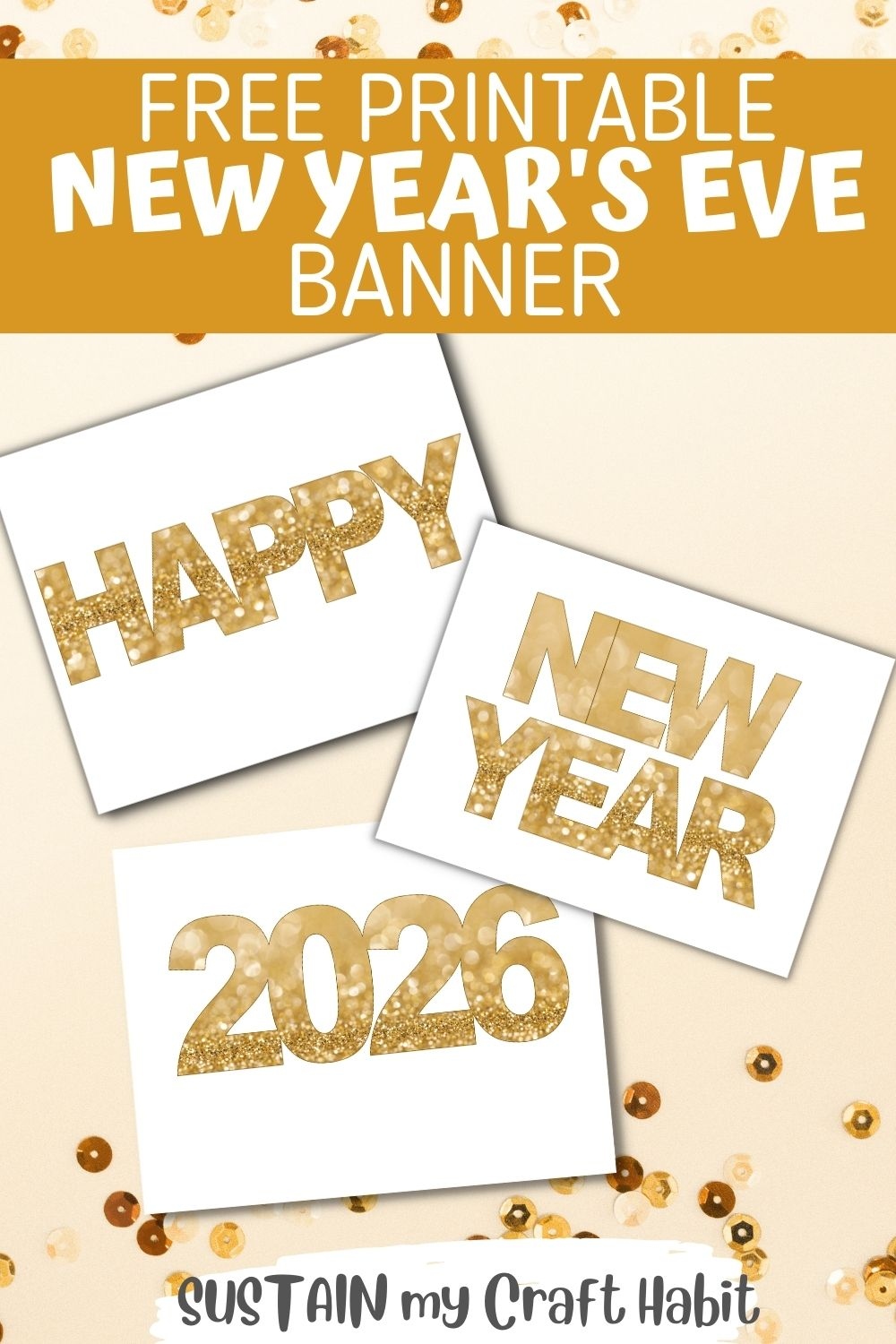 Happy New Year Printable