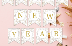 Happy New Years Banner Printable