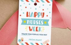 Happy Nurses Week Tag Printable Pdf