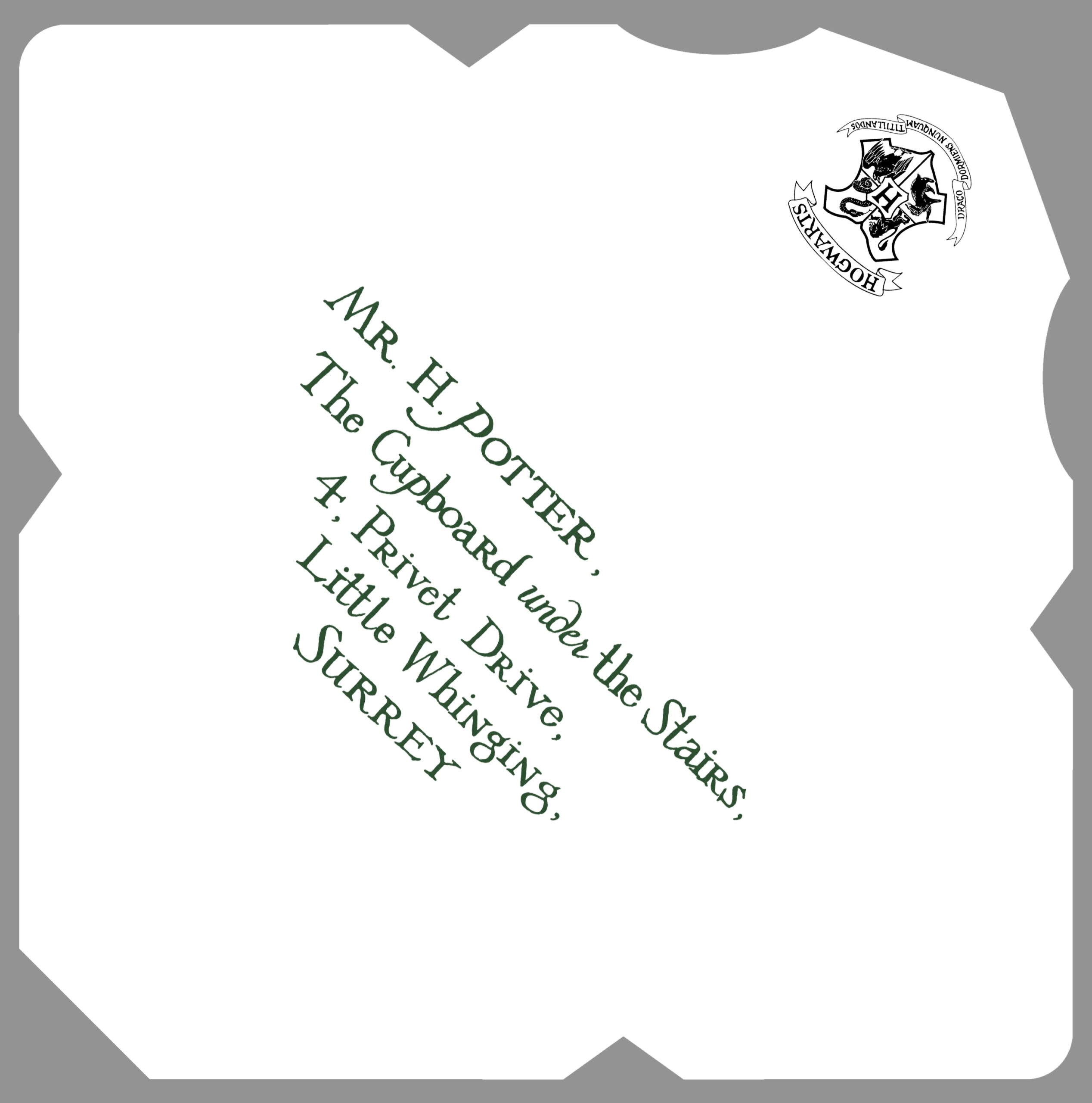 Harry Potter Acceptance Letter Envelope 844507535 Harry Potter Acceptance Letter Envelope 844507535