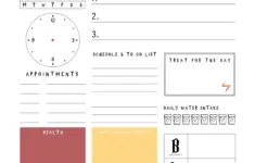 Harry Potter Free Printable Daily Planner