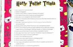 Harry Potter Trivia Questions
