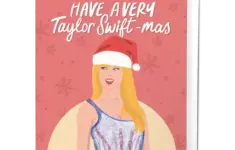 Have A Very Taylor Swift Mas Christmas Holiday Greeting Card