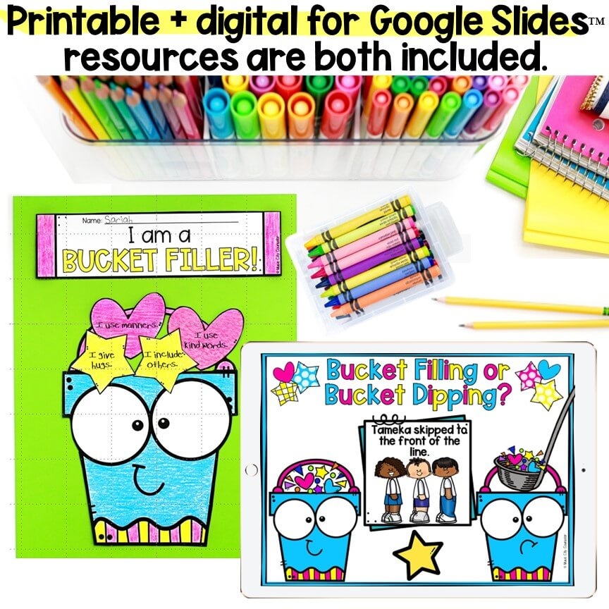 Have You Filled A Bucket Today Companion Lesson Digital Printable Have You Filled A Bucket Today Companion Lesson Digital Printable