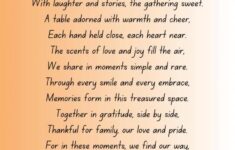 Heartfelt Harvest Thanksgiving Poem