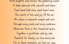 Heartfelt Harvest Thanksgiving Poem