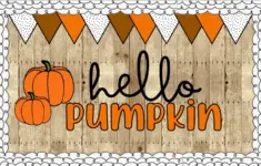 Hello Fall Printable Bulletin Board
