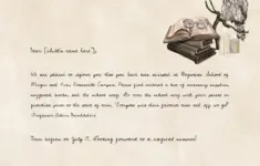 Hogwarts Acceptance Letter Template