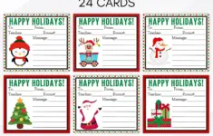 Holiday Candy Gram Fundraiser Print Use