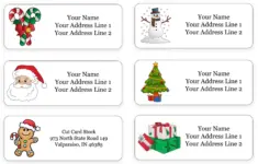 Holiday Custom Address Labels