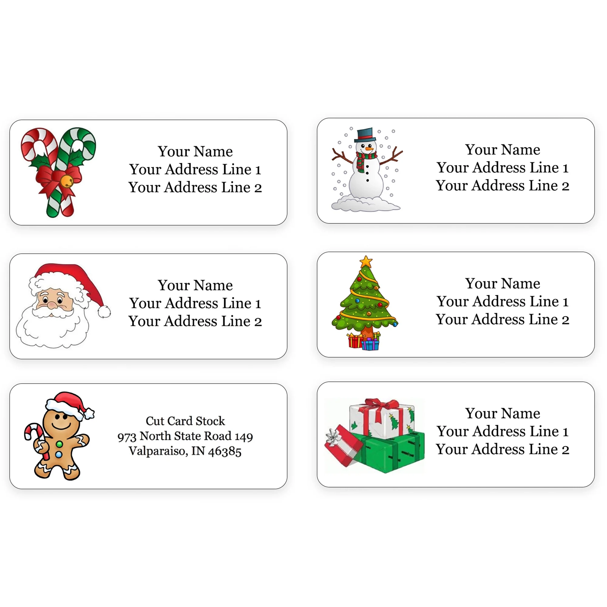 Holiday Custom Address Labels