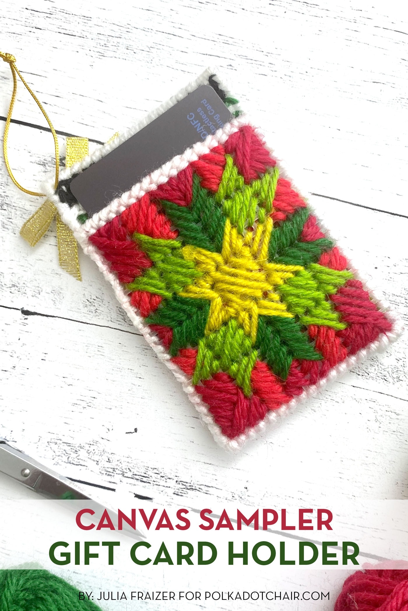 Holiday Sampler Gift Card Holder Holiday Sampler Gift Card Holder