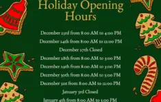 Holiday Schedule Templates