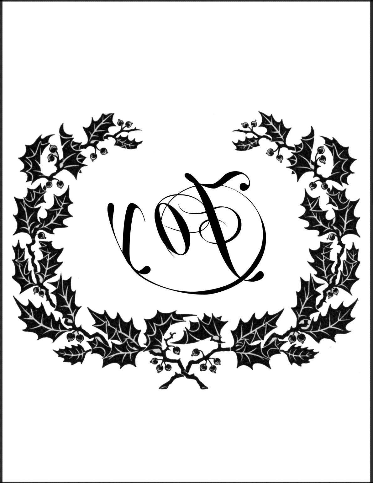 Holiday Transfer Printables Holiday Transfer Printables