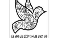 Holyspirit Classic Doodle Free Coloring Page