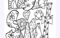 Holyspirit Classic Doodle Free Coloring Page