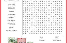 Homemade Christmas Gifts Word Search shtml