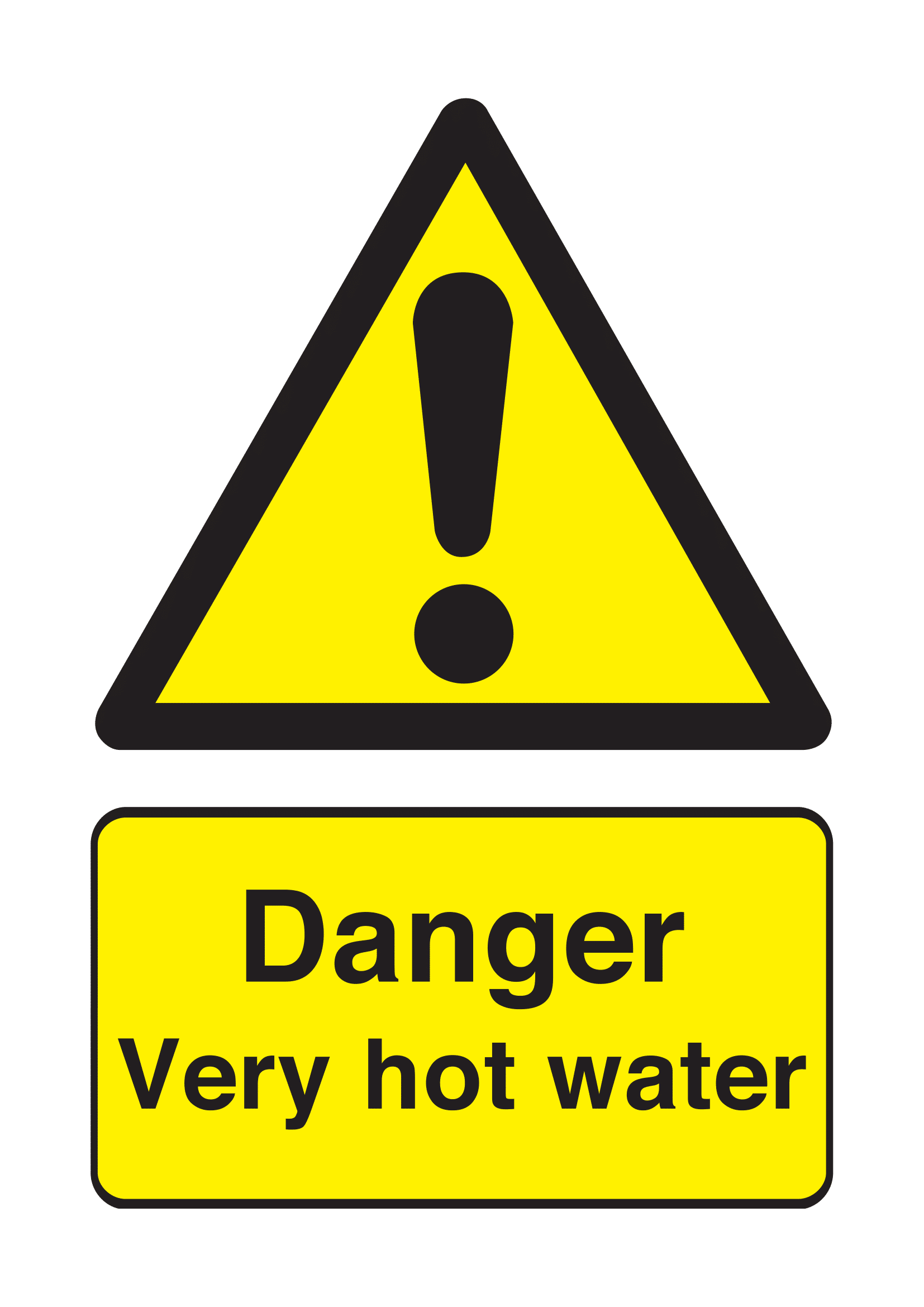 Hot Water Signs