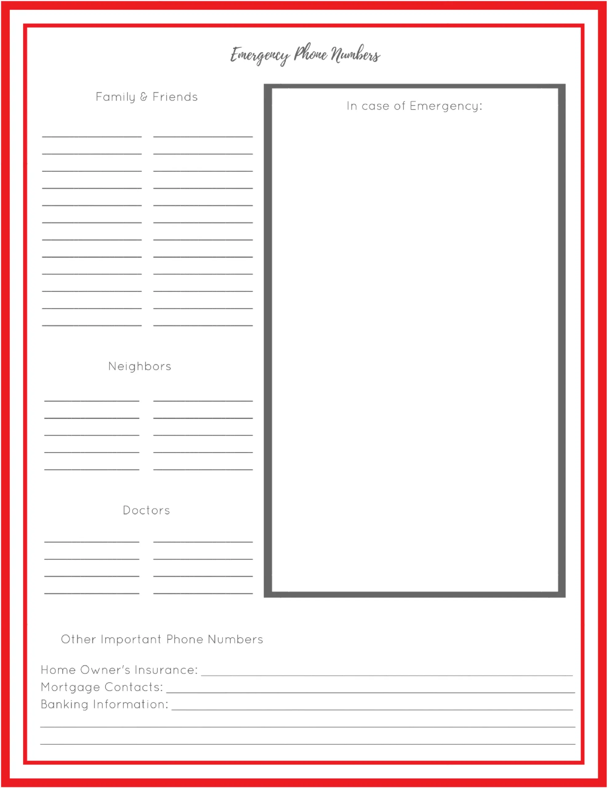 How To Build Your Emergency Grab Go Binder Free Printables