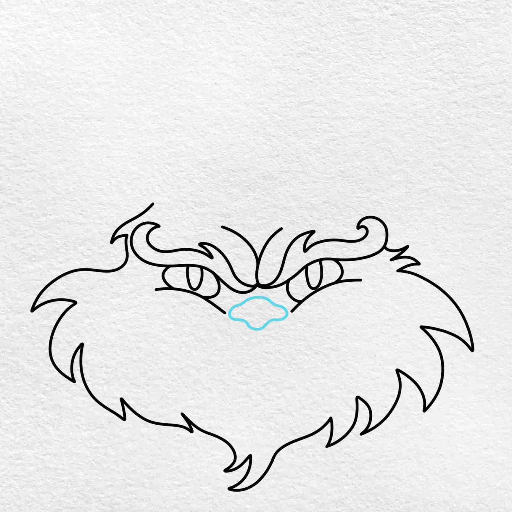 How To Draw The Grinch Face How To Draw The Grinch Face
