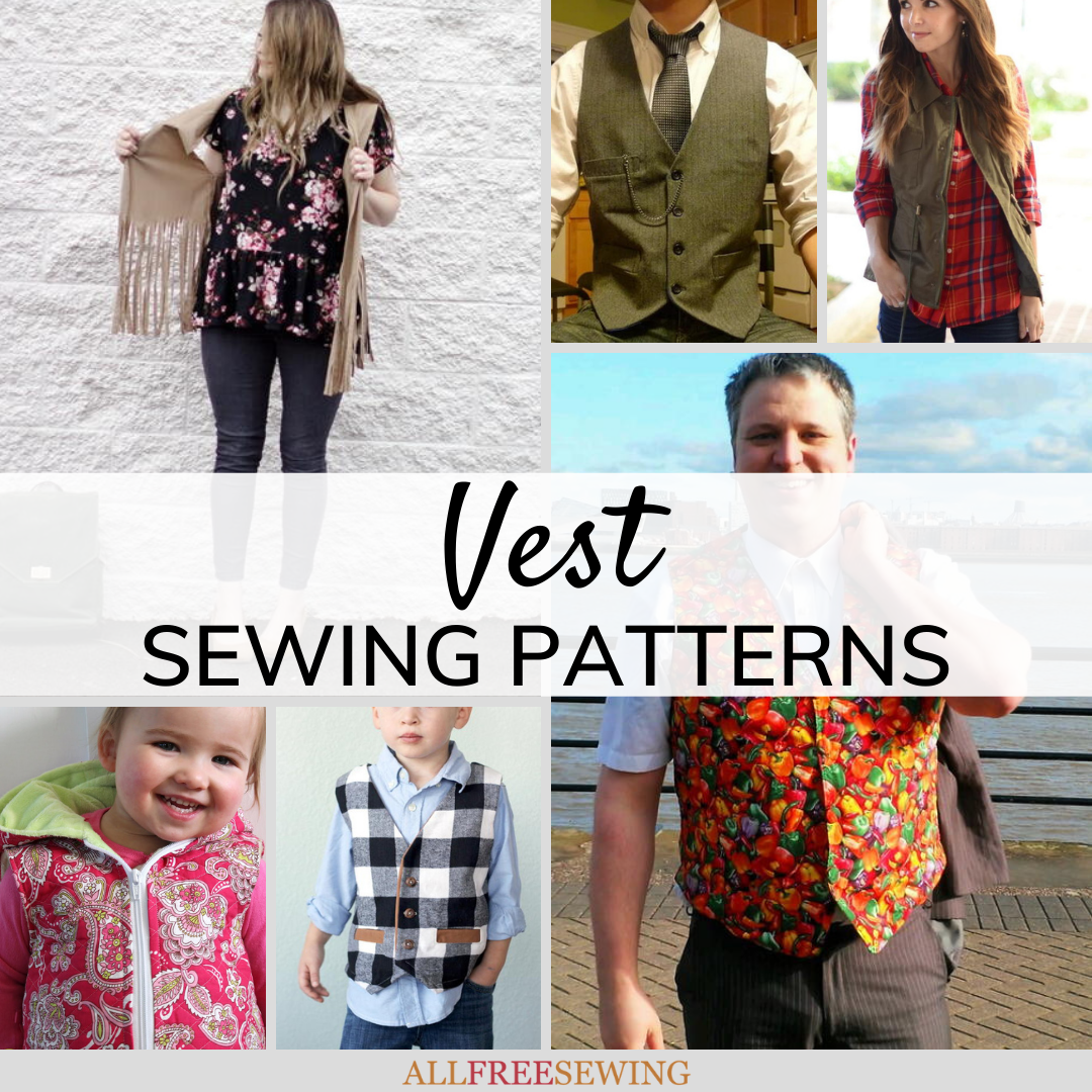 How To Make A Vest DIY Vest Pattern Ideas