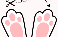 How To Make Bunny Footprints For Easter