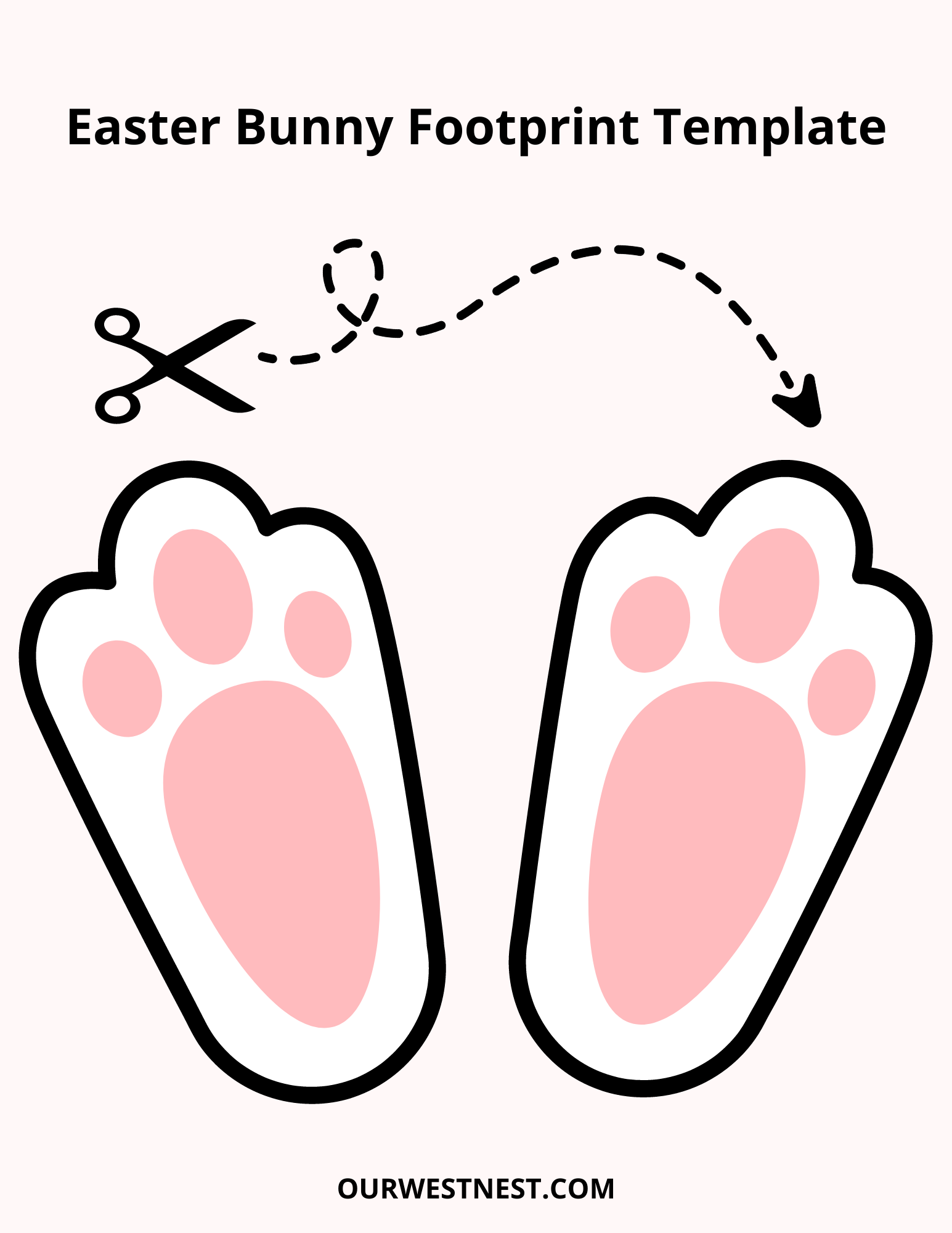 footprints printable free