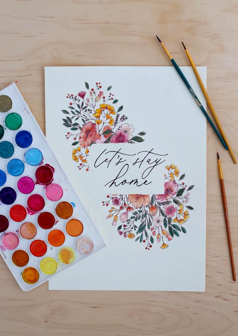 free printable watercolor pictures to paint