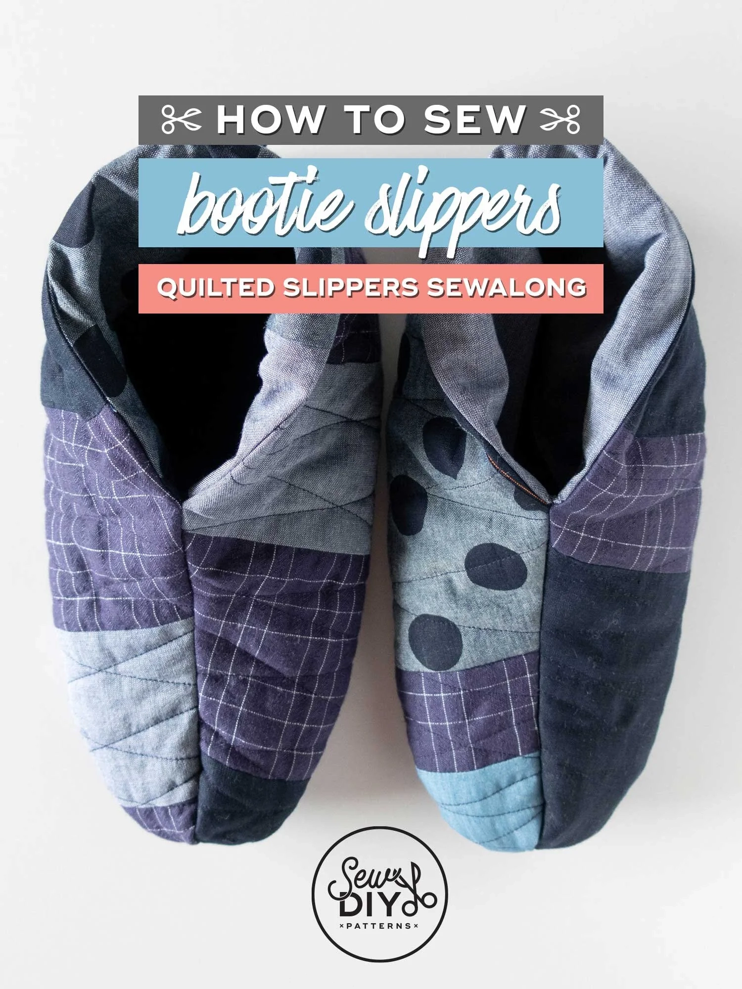 How To Sew Quilted Bootie Slippers How To Sew Quilted Bootie Slippers