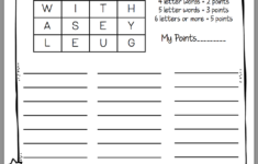 How To Use Boggle In Word Work