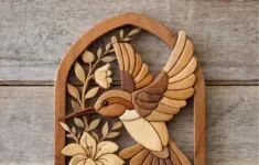 Hummingbird Intarsia Pattern Beginner