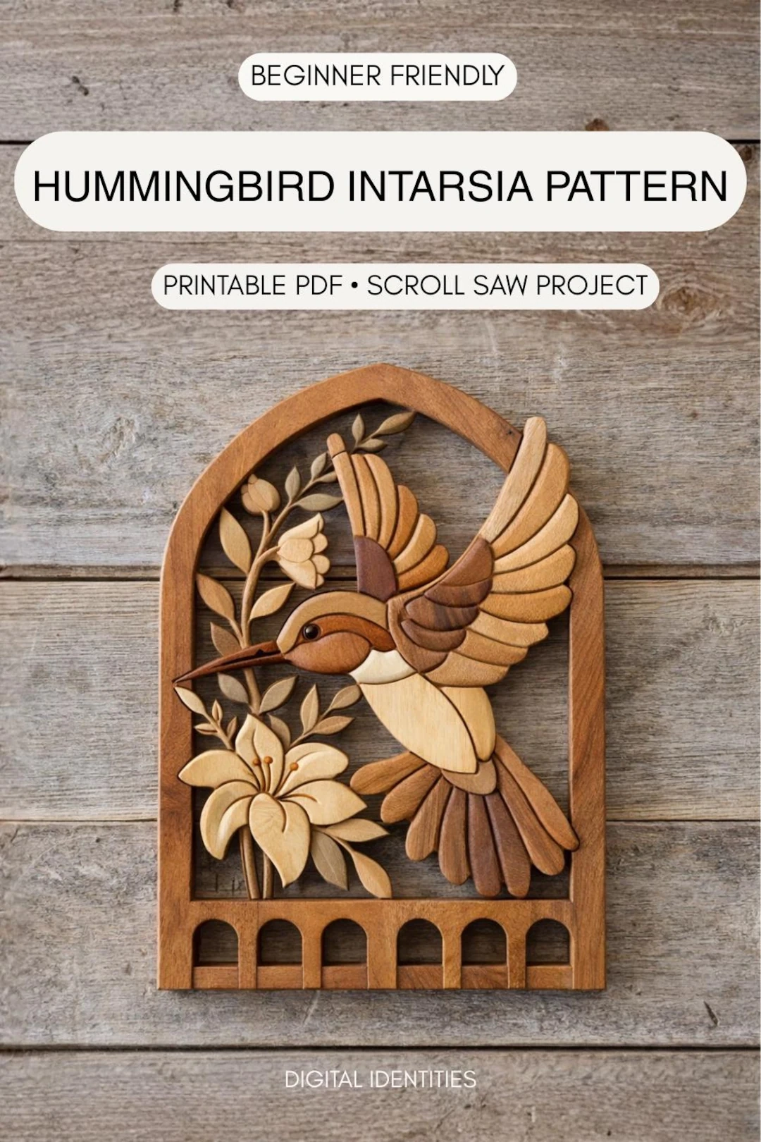 Hummingbird Intarsia Pattern Beginner