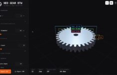 I Made A Free Website For Designing Gears For 3d