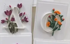 I Made Some Mini Cards With Paper Quilling