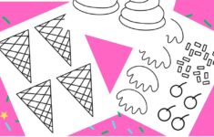 Ice Cream Cone Craft Templates For Kids
